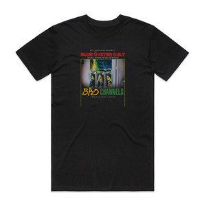 Blue Oyster Cult Bad Channels 2 Album Cover T-Shirt Black Blue Oyster Cult Bad Channels 2 Album Cover T-Shirt Black