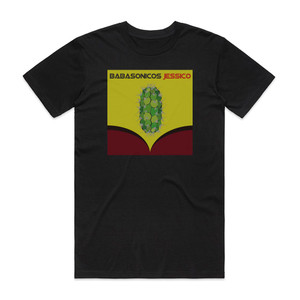 Babasonicos Jessico Album Cover T-Shirt Black Babasonicos Jessico Album Cover T-Shirt Black