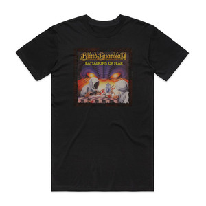 Blind Guardian Battalions Of Fear 1 Album Cover T-Shirt Black Blind Guardian Battalions Of Fear 1 Album Cover T-Shirt Black