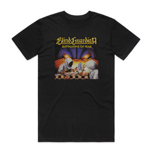 Blind Guardian Battalions Of Fear Album Cover T-Shirt Black Blind Guardian Battalions Of Fear Album Cover T-Shirt Black