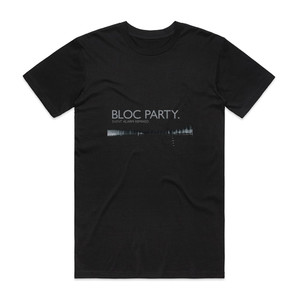 Bloc Party Silent Alarm Remixed Album Cover T-Shirt Black Bloc Party Silent Alarm Remixed Album Cover T-Shirt Black