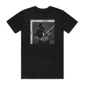 BB King Singin The Blues 1 Album Cover T-Shirt Black BB King Singin The Blues 1 Album Cover T-Shirt Black