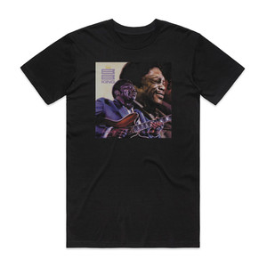 BB King King Of The Blues 1989 Album Cover T-Shirt Black BB King King Of The Blues 1989 Album Cover T-Shirt Black