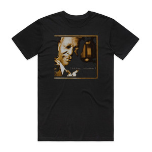 BB King Reflections Album Cover T-Shirt Black BB King Reflections Album Cover T-Shirt Black