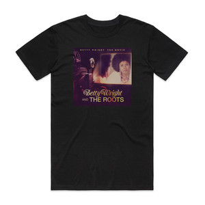 Betty Wright Betty Wright The Movie Album Cover T-Shirt Black Betty Wright Betty Wright The Movie Album Cover T-Shirt Black