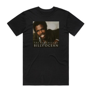 Billy Ocean The Very Best Of Billy Ocean Album Cover T-Shirt Black Billy Ocean The Very Best Of Billy Ocean Album Cover T-Shirt Black