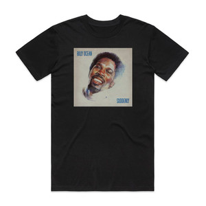 Billy Ocean Suddenly Album Cover T-Shirt Black Billy Ocean Suddenly Album Cover T-Shirt Black