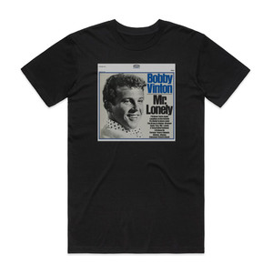 Bobby Vinton Mr Lonely Album Cover T-Shirt Black