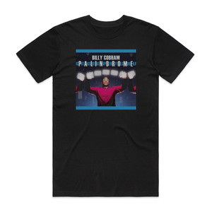 Billy Cobham Palindrome Album Cover T-Shirt Black Billy Cobham Palindrome Album Cover T-Shirt Black
