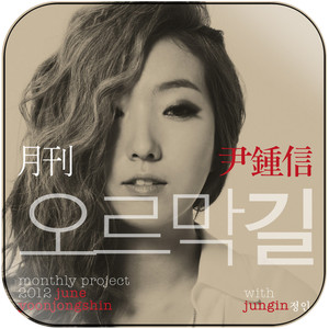 Jong-shin Yoon 41061 Album Cover Sticker