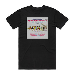 Burt Bacharach Whats New Pussycat Album Cover T-Shirt Black Burt Bacharach Whats New Pussycat Album Cover T-Shirt Black