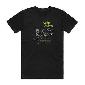 Blue Mitchell Step Lightly Album Cover T-Shirt Black Blue Mitchell Step Lightly Album Cover T-Shirt Black