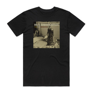 Belle and Sebastian The Bbc Sessions Album Cover T-Shirt Black Belle and Sebastian The Bbc Sessions Album Cover T-Shirt Black
