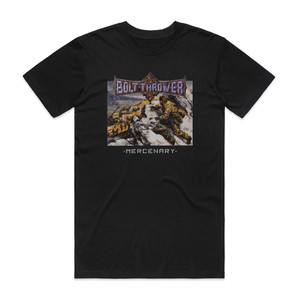 Bolt Thrower Mercenary Album Cover T-Shirt Black Bolt Thrower Mercenary Album Cover T-Shirt Black