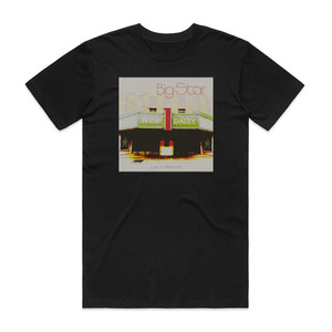 Big Star Live In Memphis Album Cover T-Shirt Black Big Star Live In Memphis Album Cover T-Shirt Black