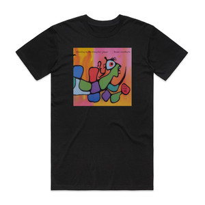 Bruce Cockburn Dancing In The Dragons Jaws Album Cover T-Shirt Black Bruce Cockburn Dancing In The Dragons Jaws Album Cover T-Shirt Black
