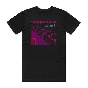 Boy Azooga 1 2 Kung Fu Album Cover T-Shirt Black Boy Azooga 1 2 Kung Fu Album Cover T-Shirt Black