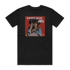Barry Blue Hot Shots Album Cover T-Shirt Black Barry Blue Hot Shots Album Cover T-Shirt Black