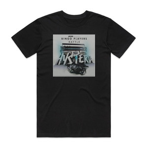 Bingo Players Rattle Album Cover T-Shirt Black Bingo Players Rattle Album Cover T-Shirt Black