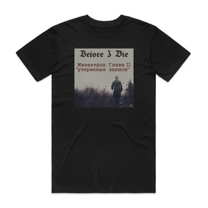 Before I Die Ii Album Cover T-Shirt Black Before I Die Ii Album Cover T-Shirt Black
