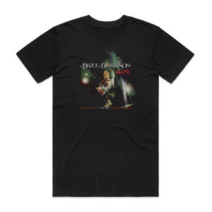 Bruce Dickinson Alive Album Cover T-Shirt Black