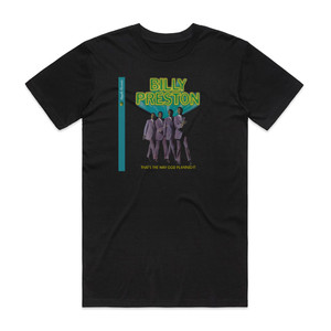 Billy Preston Thats The Way God Planned It Album Cover T-Shirt Black Billy Preston Thats The Way God Planned It Album Cover T-Shirt Black