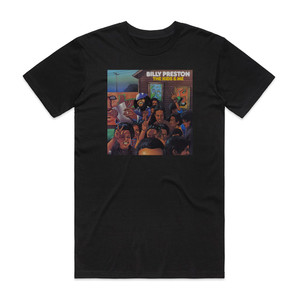 Billy Preston The Kids Me Album Cover T-Shirt Black Billy Preston The Kids Me Album Cover T-Shirt Black
