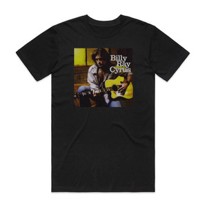 Billy Ray Cyrus Home At Last Album Cover T-Shirt Black Billy Ray Cyrus Home At Last Album Cover T-Shirt Black