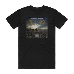 Blank and Jones Relax 1 Album Cover T-Shirt Black Blank and Jones Relax 1 Album Cover T-Shirt Black