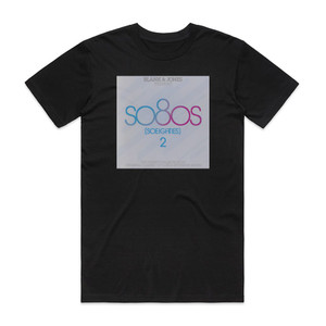 Blank and Jones So80S 2 Album Cover T-Shirt Black Blank and Jones So80S 2 Album Cover T-Shirt Black