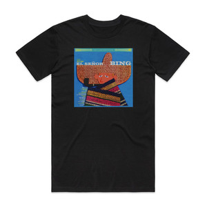 Bing Crosby El Seor Bing Album Cover T-Shirt Black Bing Crosby El Seor Bing Album Cover T-Shirt Black
