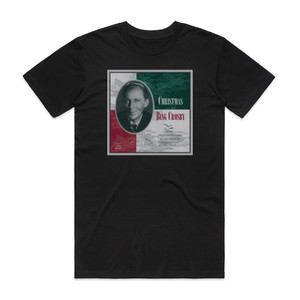 Bing Crosby Christmas With Bing Album Cover T-Shirt Black