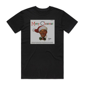 Bing Crosby Merry Christmas Album Cover T-Shirt Black Bing Crosby Merry Christmas Album Cover T-Shirt Black