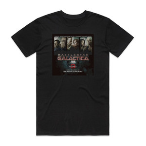 Bear McCreary Battlestar Galactica Season 3 Album Cover T-Shirt Black Bear McCreary Battlestar Galactica Season 3 Album Cover T-Shirt Black