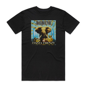 Bassnectar Cozza Frenzy Album Cover T-Shirt Black Bassnectar Cozza Frenzy Album Cover T-Shirt Black