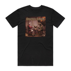 Blazon Stone Damnation Album Cover T-Shirt Black Blazon Stone Damnation Album Cover T-Shirt Black