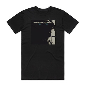 Brandon Flowers Lonely Town Album Cover T-Shirt Black