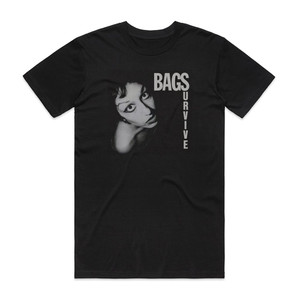 Bags Survive Album Cover T-Shirt Black Bags Survive Album Cover T-Shirt Black