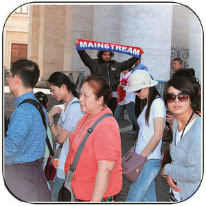 Calcutta Mainstream Album Cover Sticker Album Cover Sticker