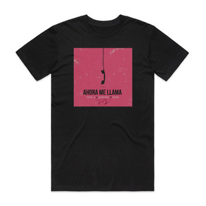 Bad Bunny Ahora Me Llama Remix Album Cover T-Shirt Black