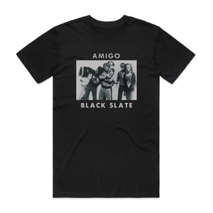 Black Slate Amigo Album Cover T-Shirt Black
