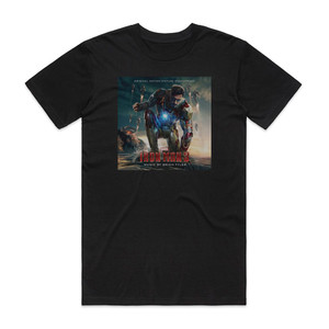 Brian Tyler Iron Man 3 Album Cover T-Shirt Black Brian Tyler Iron Man 3 Album Cover T-Shirt Black