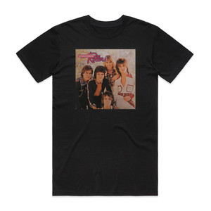 Bay City Rollers Bay City Rollers Album Cover T-Shirt Black Bay City Rollers Bay City Rollers Album Cover T-Shirt Black