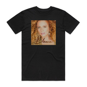 Blanca Blanca Album Cover T-Shirt Black Blanca Blanca Album Cover T-Shirt Black