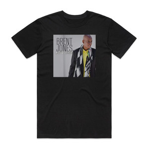 Brent Jones Joy Comin Album Cover T-Shirt Black