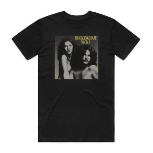 Buckingham Nicks Buckingham Nicks 1 Album Cover T-Shirt Black Buckingham Nicks Buckingham Nicks 1 Album Cover T-Shirt Black