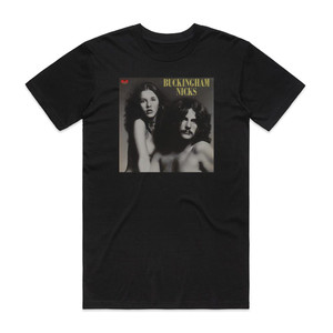 Buckingham Nicks Buckingham Nicks Album Cover T-Shirt Black Buckingham Nicks Buckingham Nicks Album Cover T-Shirt Black