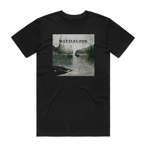 Battlelore Evernight Album Cover T-Shirt Black Battlelore Evernight Album Cover T-Shirt Black