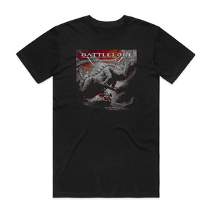 Battlelore Doombound Album Cover T-Shirt Black Battlelore Doombound Album Cover T-Shirt Black