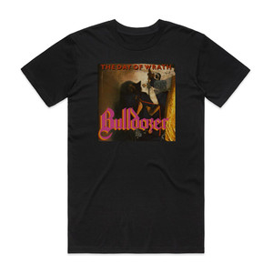 Bulldozer The Day Of Wrath Album Cover T-Shirt Black